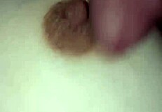 gretala jerks cock on her tits