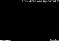 bound blond gf double penetrated in bizarre group scene