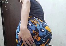 Desi Bhabhi's Rough Doggy Fuck: Moans vs. Creampie Climax?