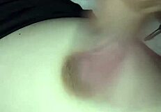 gretala jerks cock on her tits