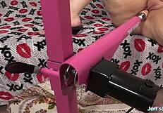 i love how this fucking machine satisfies my big tits and ass