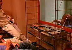 We went to a lesbian peep show.