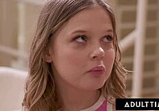 coco lovelock feels intense squirting orgasm from stepbro's licking