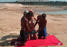 The cute girl says, 'I prefer sucking dicks over anything else.'