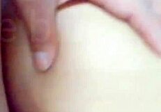 Latina Bent Over in Doggystyle Creampie as Birthday Gift for Friend.