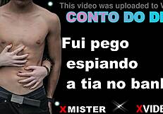 Cerita Erotik: Tertangkap mengintip makcik di bilik mandi