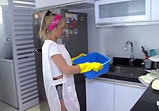 mamacitaz - karla rivera - blonde latina maid in uniform smashed hard by big cock at work