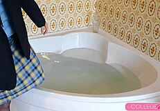 drenched school girl sophia smith bathtime orgasm