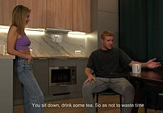 i tell you to sit down while my wife showers not on my cock as i cheat with her friend