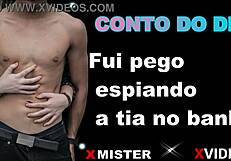 Cerita Erotik: Tertangkap mengintip makcik di bilik mandi