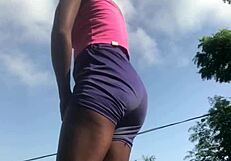 crazybitch enjoys privacy during family holiday