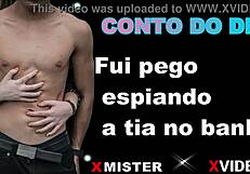 Cerita Erotik: Tertangkap mengintip makcik di bilik mandi