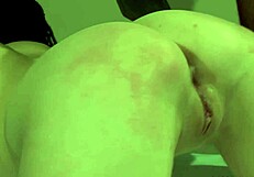 Come on, watch this 20-year-old take a big black hammer flogging her cute ass!
