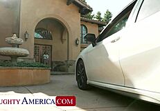 professor cassie del isla bent over for wild fucking with security guard