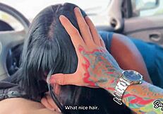 I ride in a guy's car and chat in public with my big ass - sayafit