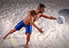 i saw the beautiful petite redhead topless playing beach ball and fell in love