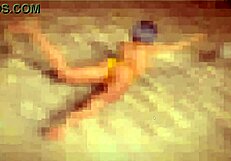 i saw the beautiful petite redhead topless playing beach ball and fell in love