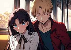 Rin Tohsaka and Jonathan Jon in Fate Stay Night Hentai Passion