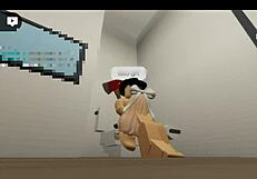 Fodendo uma foda no Brookhaven até gozar no Roblox?