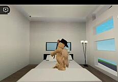 Fodendo uma foda no Brookhaven até gozar no Roblox?