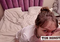 Were You Trying To Trick Me Little 18+ Bitch With Petite Creampie