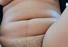 Beautiful Latina girl goes wild masturbating with a cucumber in bedroom.