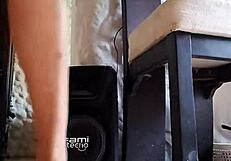 That sexy mature Colombian housewife fucks hard on her friend's big black cock