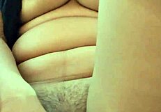 Beautiful Latina girl goes wild masturbating with a cucumber in bedroom.