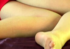 Behind the scenes sticky situation introduction with redhead babe dirty talk casting interview