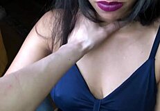 Hot girl knows how to blowjob dick until cum inside cute mouth