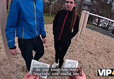 vip4k sexy athlete sakura hell fucks stranger in car in front of bf