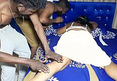 Horny mummy stroked by Rodrigo's huge BBC