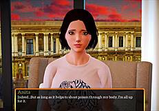 my new family episode features a redhead teen in a game scenario.