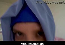 Muslim virgin teen gets introduced to pussy fucking