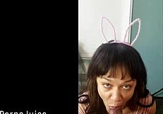 Short Clip of Kiki Cali Sucking a Big Black Cock