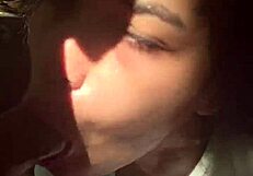 Fucking girlfriend on public river