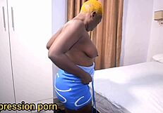 Naughty Bitch Keeps Banging Giant Cock Even After Lights Go Out