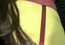 I discover my friend with his girlfriend and join them for a threesome, giving her double vaginal and anal creampie.