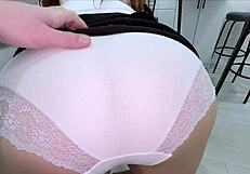 Stepmom Serves Tea And Blowjob To Stepson With Anal Cum