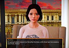 my new family episode features a redhead teen in a game scenario.