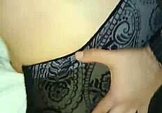 Guess what I did to my sexy dance student girlfriend in lingerie without her knowing?