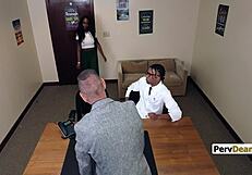 Ebony Stepmoms Interracial Threesome To Save Me