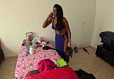 I got caught on three cameras with Iara Alves, her wet pussy in lingerie.