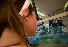 Fucking the hottest blonde in Brazil in various positions without condom until strong cum in mouth!