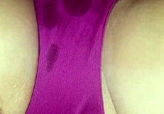 Spread Lips During Massage Session