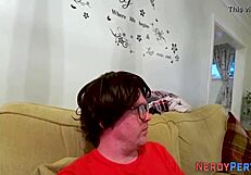 First time british amateur gets tricked into sucking cock in high definition reality.