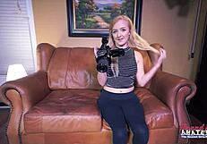 I'm Alex, licking Carmen's sweet wet twat passionately