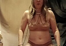 2024 12 15 slave in auto session using thumbtacks and magic wand