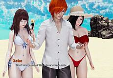 Indian Babe Fulfills Desire with Big Tits and Ass in Game