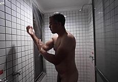 latina cowgirl rides black cock in sauna humiliation